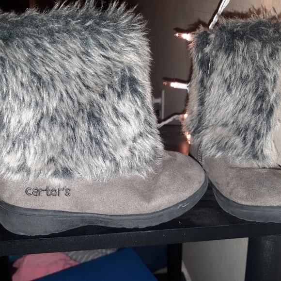 Carters Fur Boots - Picture 2 of 2